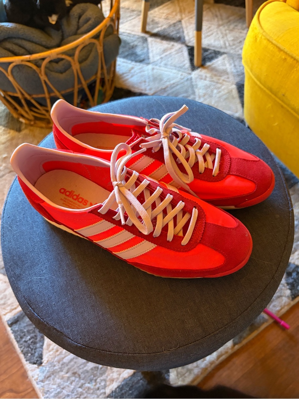 adidas SL72 solar red ice lavendar